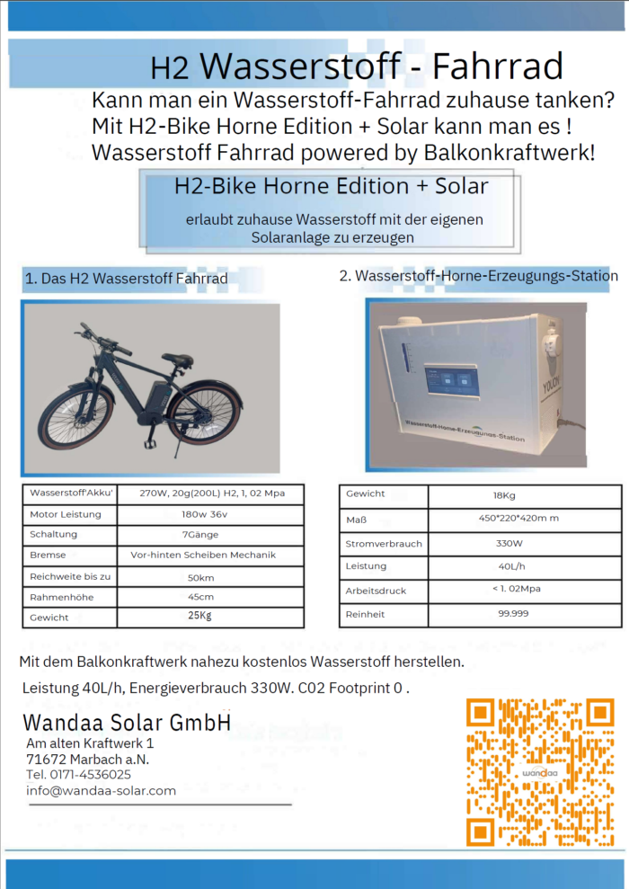 Wasserstoff Fahrrad – Bild 2